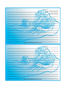 Blue Wave Recipe Card