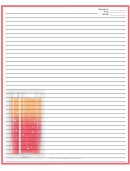 Tall Drink Pink Recipe Card 8x10