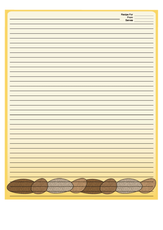 Potatoes Recipe Card 8x10 Printable pdf