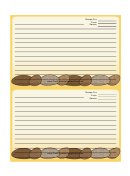 Potatoes Recipe Card