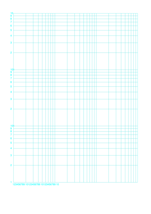 Log-Log Paper With Logarithmic Horizontal Axis (Three Decades) And Logarithmic Vertical Axis (Three Decades) On Letter-Sized Paper Printable pdf