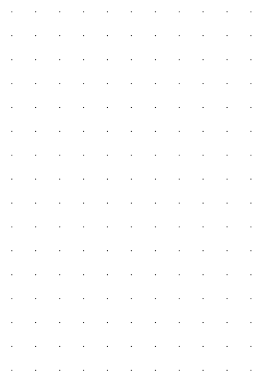Dot Paper With One Dot Per Inch (Black On White) Printable pdf