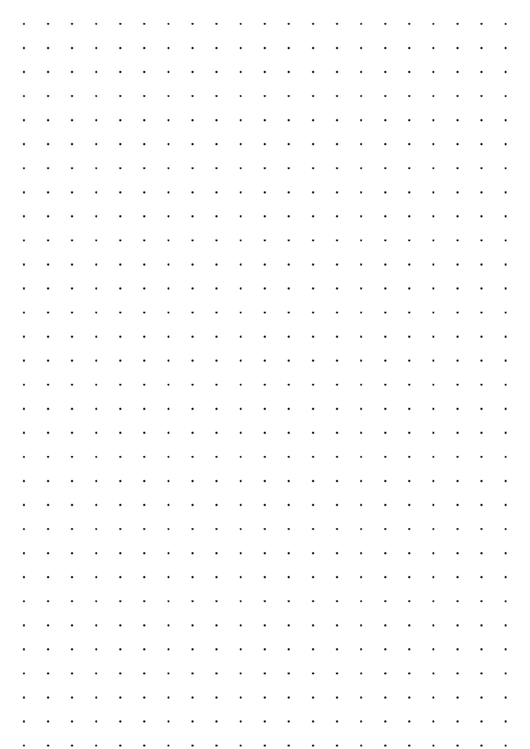 Dot Paper With Two Dots Per Inch On Letter-Sized Paper (Black On White) Printable pdf