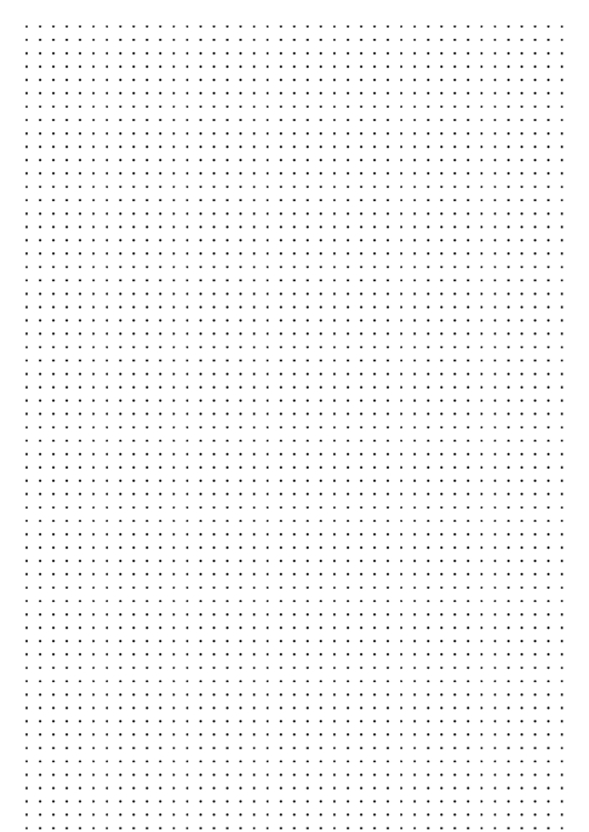 Dot Paper With Four Dots Per Inch (Black On White) Printable pdf