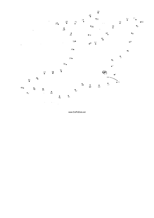 Flying Dove Dot-To-Dot Sheet Printable pdf