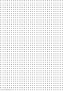 Dot Paper With Four Dots Per Inch (black On White)