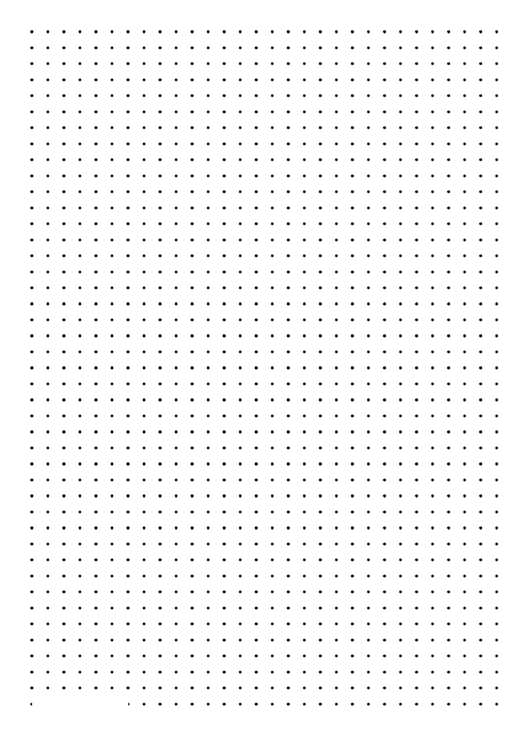 Dot Paper With Four Dots Per Inch (Black On White) Printable pdf
