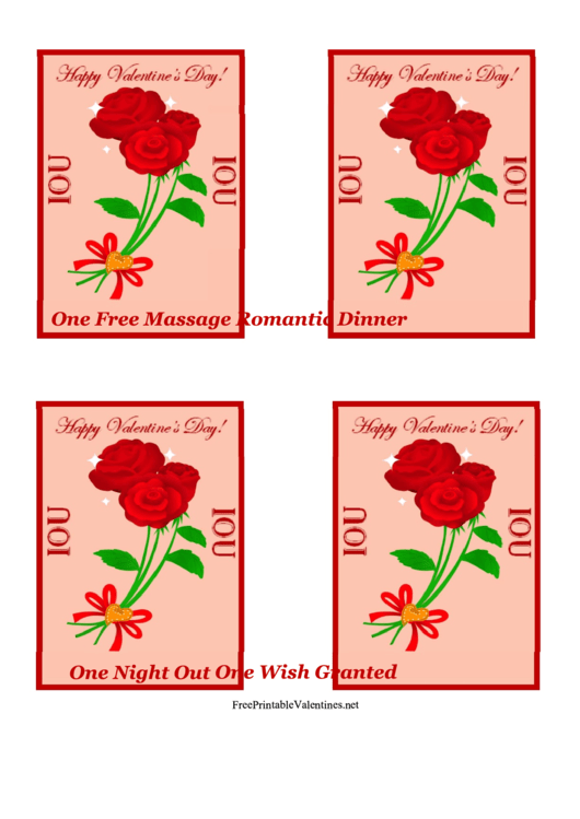 Valentine S Iou Coupons Card Template Printable Pdf Download