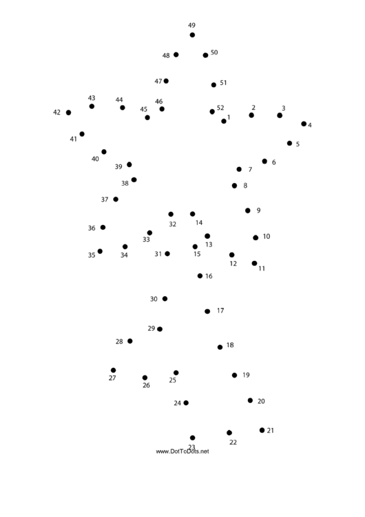 Flower Dot-To-Dot Sheet Printable pdf