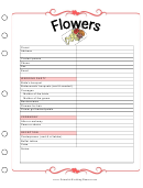 Wedding Planner - Flowers