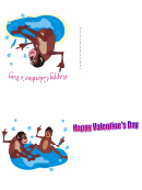 Happy Valentine's Day Card Template