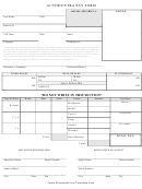 Actor Pay Form