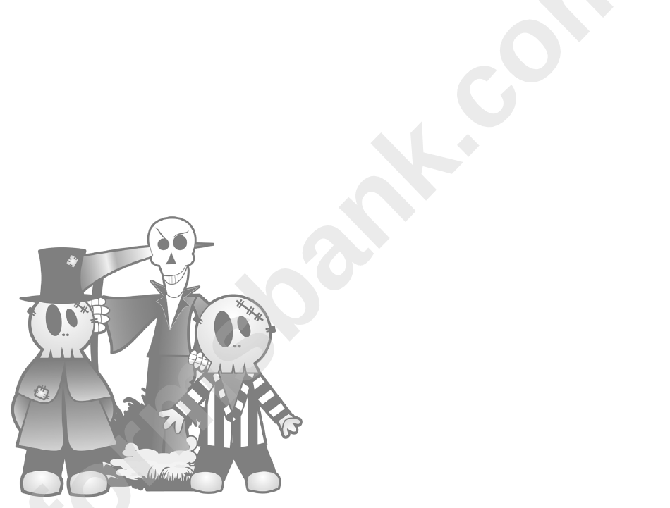 Halloween Skeleton Social Card