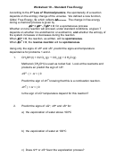 Standard Energy Worksheet Printable pdf