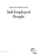 Form Ben Se - Financial Statement For Self-employed People - Tunbridge Wells Borough Council