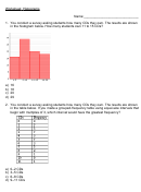 Histograms Worksheet With Answers Printable pdf