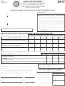 Form Cb-2 - Return Of Business Tangible Personal Property & Machinery & Tools - 2017 Printable pdf