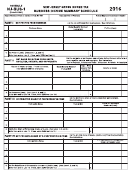 Form Nj-1041 Schedule Nj-bus-1 - New Jersey Gross Income Tax - Business Income Summary Schedule - 2016