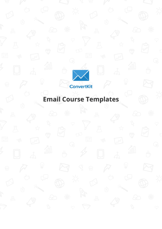 Email Course Templates Printable pdf