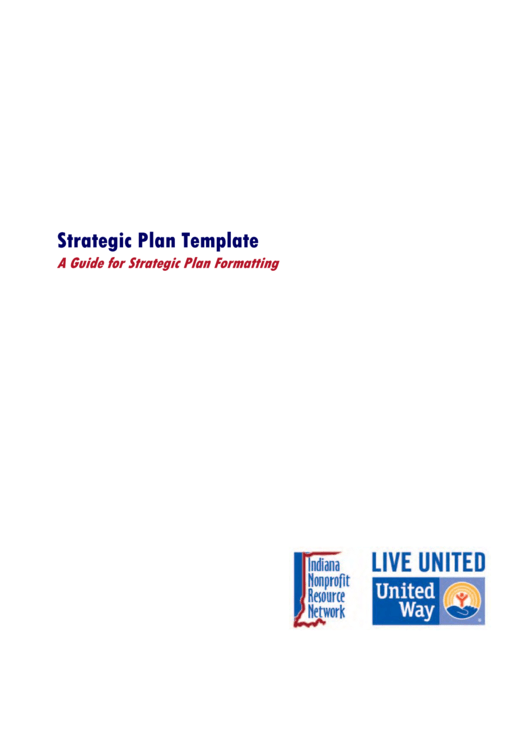 Strategic Plan Template Printable pdf