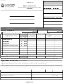 Form Rct-111 - Gross Receipts Tax - Pennsylvania Department Of Revenue - 2008