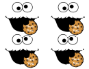 Cookie Monster - Thank You Template
