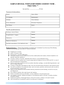 Sample Medical Profile/informed Consent Form - Fractora
