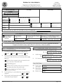 Fillable Form I-130 - Petition For Alien Relative Printable pdf