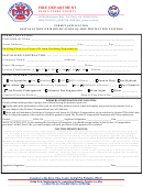 Permit Application - Installation Or Modification Of Fire Protection Systems - Santa Clara County