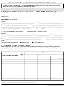 Employer's Interview Outcome Form - 2008-2009 Recruiting Season - National Association For Law Placement