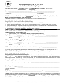 Health Examination Form For Admission To The Nurse Aide Training Program - Hacc