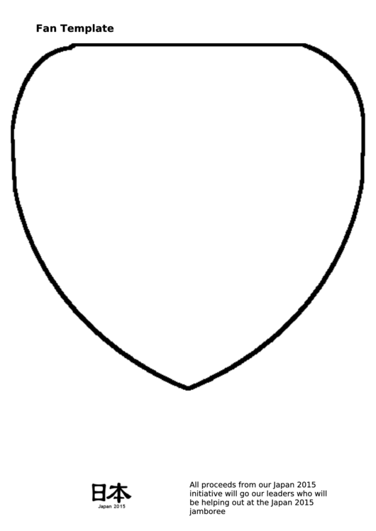 Fan Template Printable