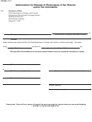 Form Dtf-505 - Authorization For Release Of Photocopies Of Tax Returns And/or Tax Information