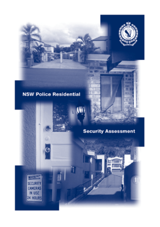 Nsw Police Residential Security Assessment Printable pdf