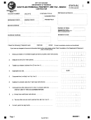 Form 8402co - Nontitled Personal Property Use Tax - City Of Chicago
