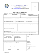 Visa Application Form - Embassy Of The Kyrgyz Republic