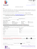 Address Request - Denver Department Of Public Works