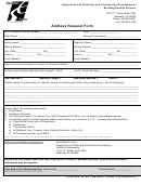 Address Request Form - Stanislaus County Department Of Planning & Community Development