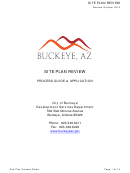 Site Plan Review Process Guide & Application - City Of Buckeye Printable pdf