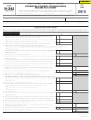 Form N-342 - Renewable Energy Technologies Income Tax Credit (for Systems Installed And Placed In Service On Or After July 1, 2009) - 2015