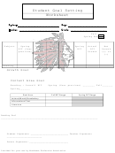 Student Goal Setting Worksheet Printable pdf