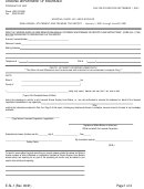 Form E-Sl-1 - Semi-Annual Statement And Premium Tax Report - 2001 Printable pdf