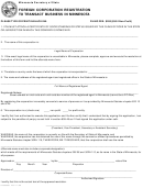 Form 07930898 - Foreign Corporation Registration To Transact Business In Minnesota - 1998