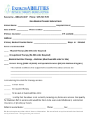 Non-medical Provider Referral Form - Physical Therapy - Medical Fitness
