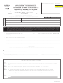 Form N-101b - Application For Additional Extension Of Time To File Hawaii Individual Income Tax Return - 2006