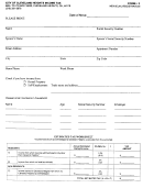 Form I-2 - Income Tax - City Of Cleveland Heights