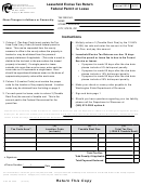 Form Rev 86 0059 - Leasehold Excise Tax Return Federal Permit Or Lease - 2010