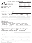 Form Fics7546a - Commercial Business Application - City Of Kent