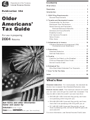 Publication 554 - Older Americans' Tax Guide - 2004