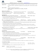 Inroads Resume Template
